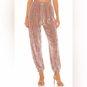 J62. Made in Italy Giada_Forte Velour Joggers